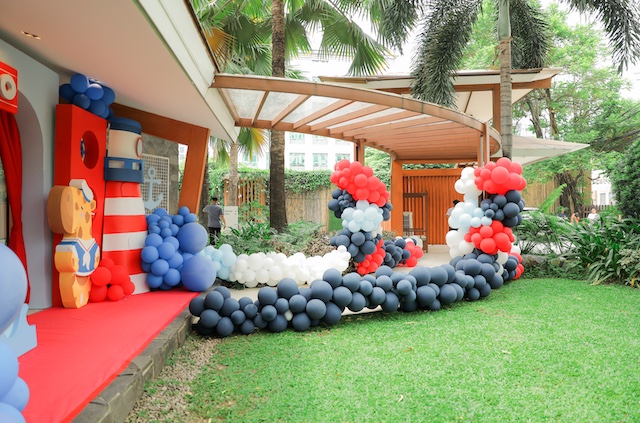 Nautical themed party detail shot